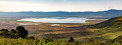 Landscape in Tanzania, cráter volcánico zona de conservación de ngorongoro dd