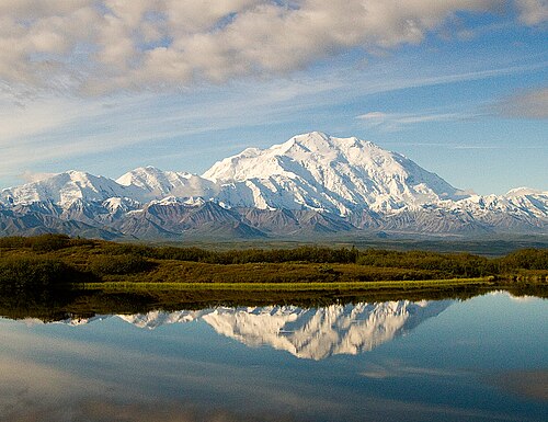 The mountain Denali, wonder lake