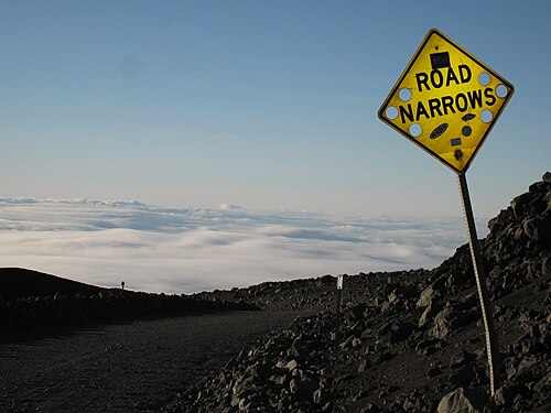 The mountain Mauna Kea, curve summit road panoramio