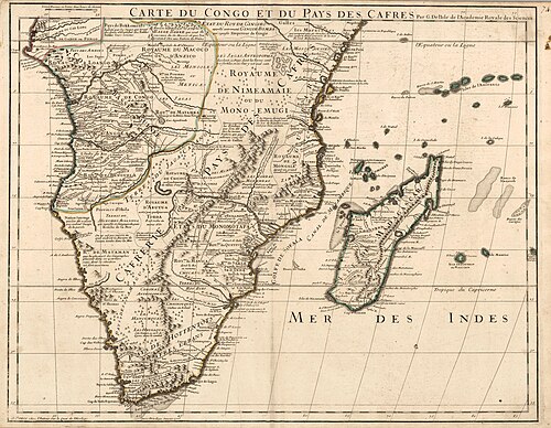 The river Congo, carte du et du pays des cafres maps