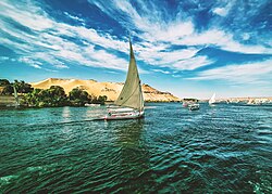 The river Nile, aswan